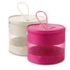Bolsa de cosméticos em Microfibra e tela – Ref. 92716-ST Bolsa de cosméticos em Microfibra e tela – Ref. 92716-ST
