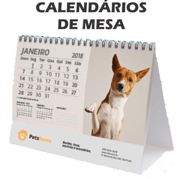 Calendário de Mesa. Ref. 507-PT