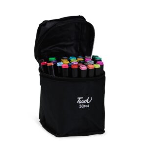 08329-30  Kit Canetas Marcadoras Pontas Duplas 30 Cores