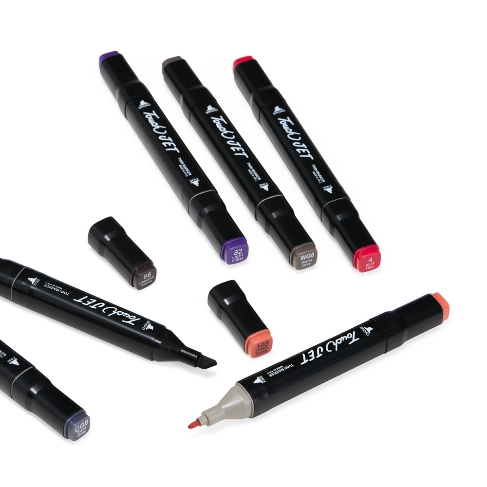 08329-30 Kit Canetas Marcadoras Pontas Duplas 30 Cores - Imagem 3